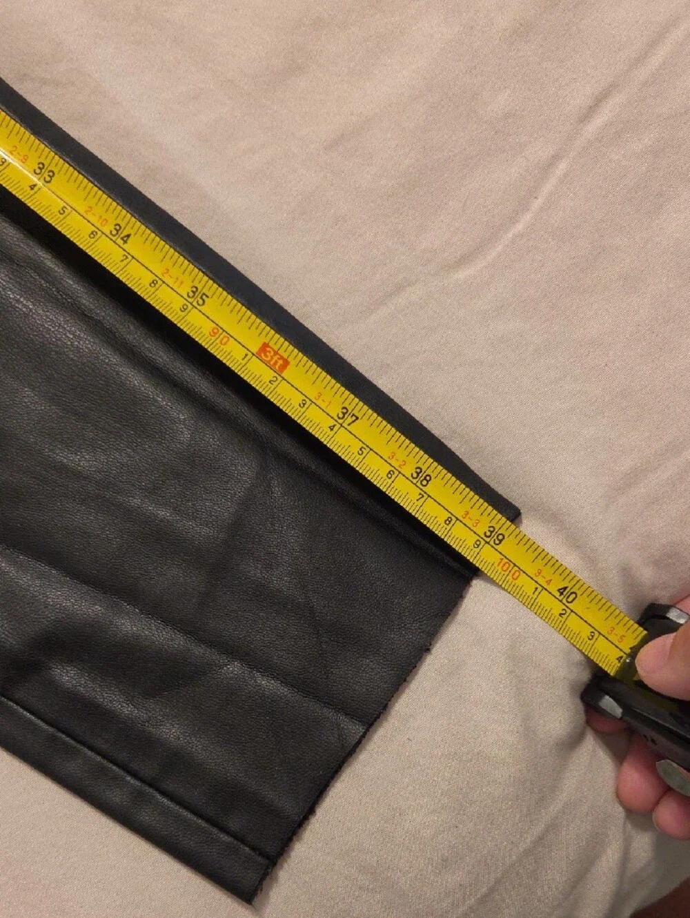 Women's Zara High-waisted Black Faux Leather Pants